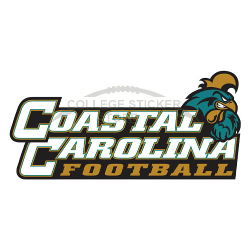 Customs Coastal Carolina Chanticleers Iron-on Transfers (Wall Stickers)NO.4156